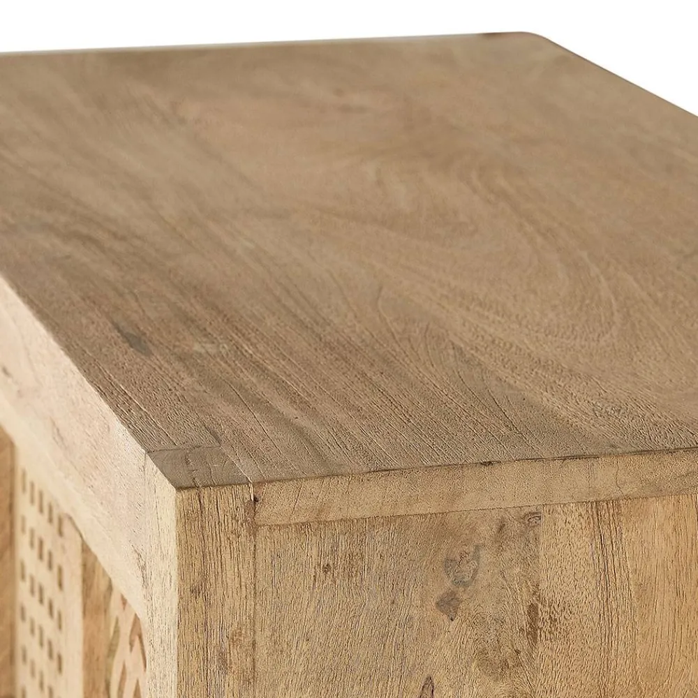 Wohnen 90x90x40 Türen-Kommode mit Ethno Flair - Valuta