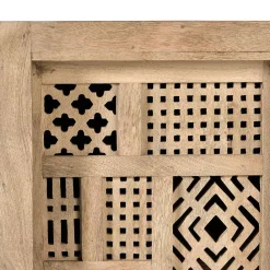 Wohnen 90x90x40 Türen-Kommode mit Ethno Flair - Valuta