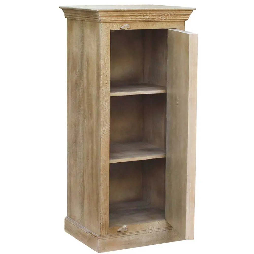 Wohnen Sideboards & Kommoden|Shabby Chic Möbel*55x120x45 1-türige Hochkommode im Shabby Chic - Abid