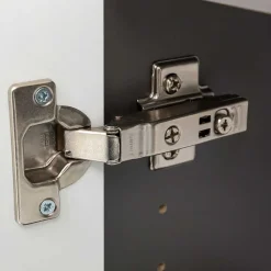 Wohnen 40x135x35 2-türiger Badschrank in Dunkelgrau - Agiruan