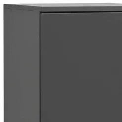 Wohnen 40x135x35 2-türiger Badschrank in Dunkelgrau - Agiruan
