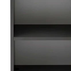 Wohnen 40x135x35 2-türiger Badschrank in Dunkelgrau - Agiruan