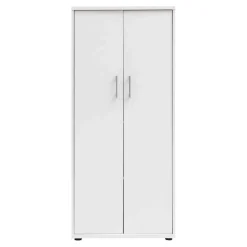 Wohnen Büroschränke*65x147x35 2-türiger Officeschrank in Weiß - Radiassu
