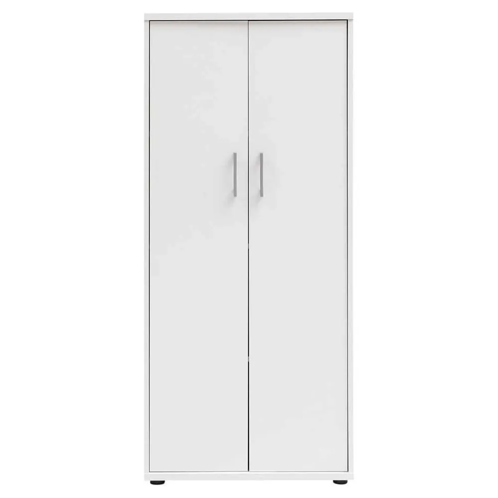Wohnen Büroschränke*65x147x35 2-türiger Officeschrank in Weiß - Radiassu