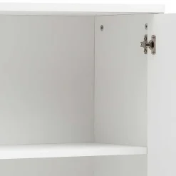 Wohnen Büroschränke*65x147x35 2-türiger Officeschrank in Weiß - Radiassu