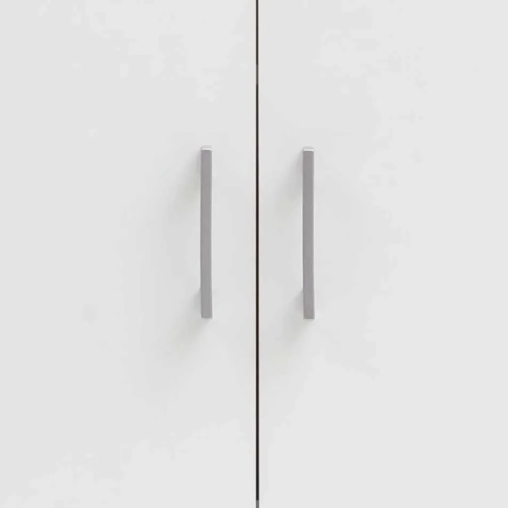 Wohnen Büroschränke*65x147x35 2-türiger Officeschrank in Weiß - Radiassu