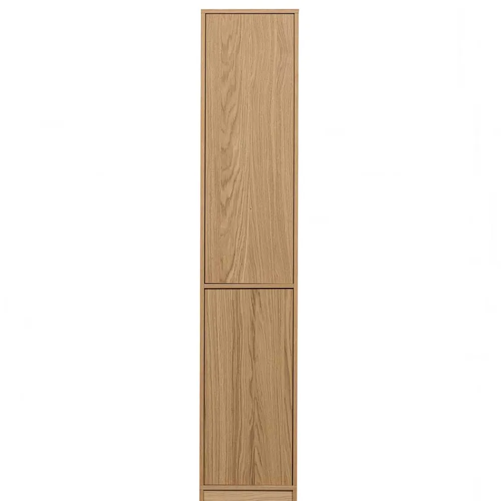 Wohnen 40x199x40 2-türiger Schrank in Eiche Furnier - Ewana