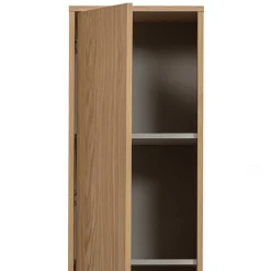 Wohnen 40x199x40 2-türiger Schrank in Eiche Furnier - Ewana
