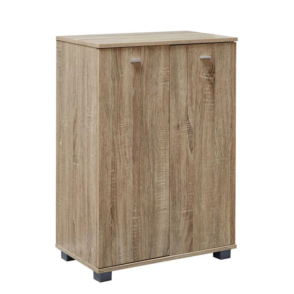 Wohnen Schuhschränke*60x90x35 2-türiger Schuhschrank in Sonoma-Eiche - Trendenca