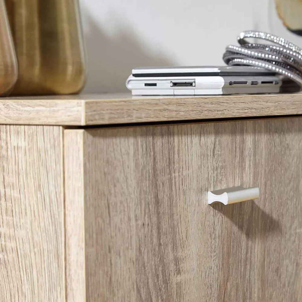 Wohnen Schuhschränke*60x90x35 2-türiger Schuhschrank in Sonoma-Eiche - Trendenca