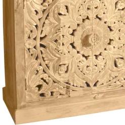 Wohnen 180x90x45 4-türiges Sideboard im Ethno Stil - Runiasa