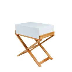 Wohnen 56x58x34 Truhe Kommode mit Klappe - Esmail