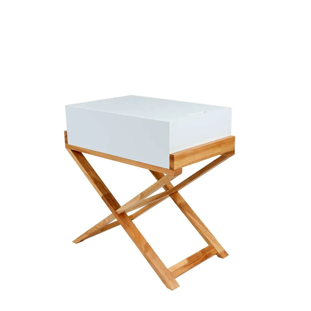 Wohnen 56x58x34 Truhe Kommode mit Klappe - Esmail