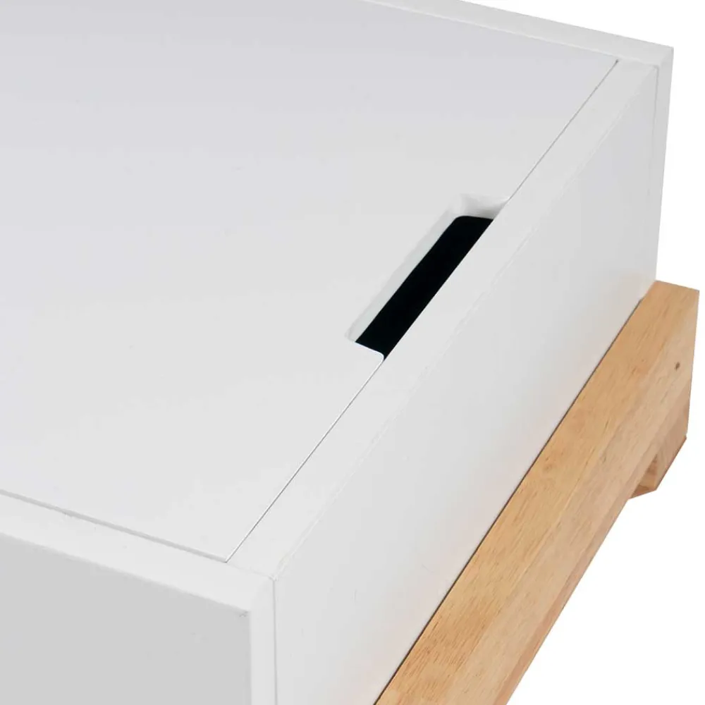 Wohnen 56x58x34 Truhe Kommode mit Klappe - Esmail