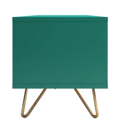 Wohnen 120x45x40 TV Board in Grün lackiert - Ricriava