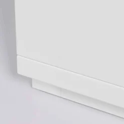 Wohnen 200x44x36 TV Lowboard in Weiß & Eiche - Vintilias