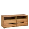 Wohnen 123x53x42 TV Unterschrank in Eiche - Sennya