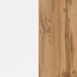 Wohnen 30x79x35 Unterschrank fürs Bad in Weiß & Wildeiche - Yazemina