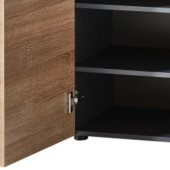 Wohnen 80x107x38 Vertiko für Schuhe in Wildeiche Optik - Kuetra