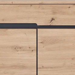 Wohnen 80x107x38 Vertiko für Schuhe in Wildeiche Optik - Kuetra