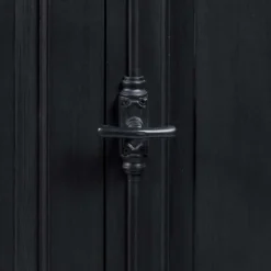 Wohnen 220x96x53 Vintage Design Anrichte in Schwarz - Niovan