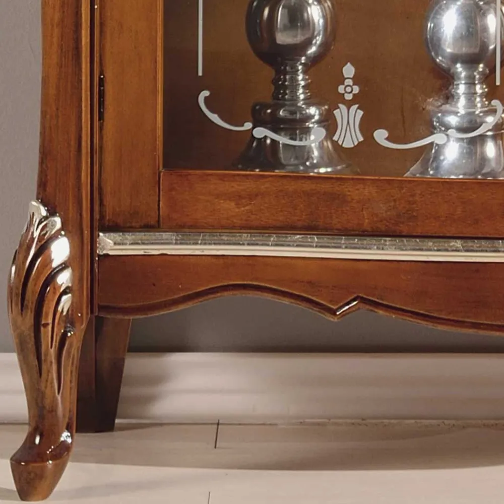 Wohnen Italienische Möbel|Esszimmerschränke*107x120x40 Vitrine im Italienischen Stil - Carlenna
