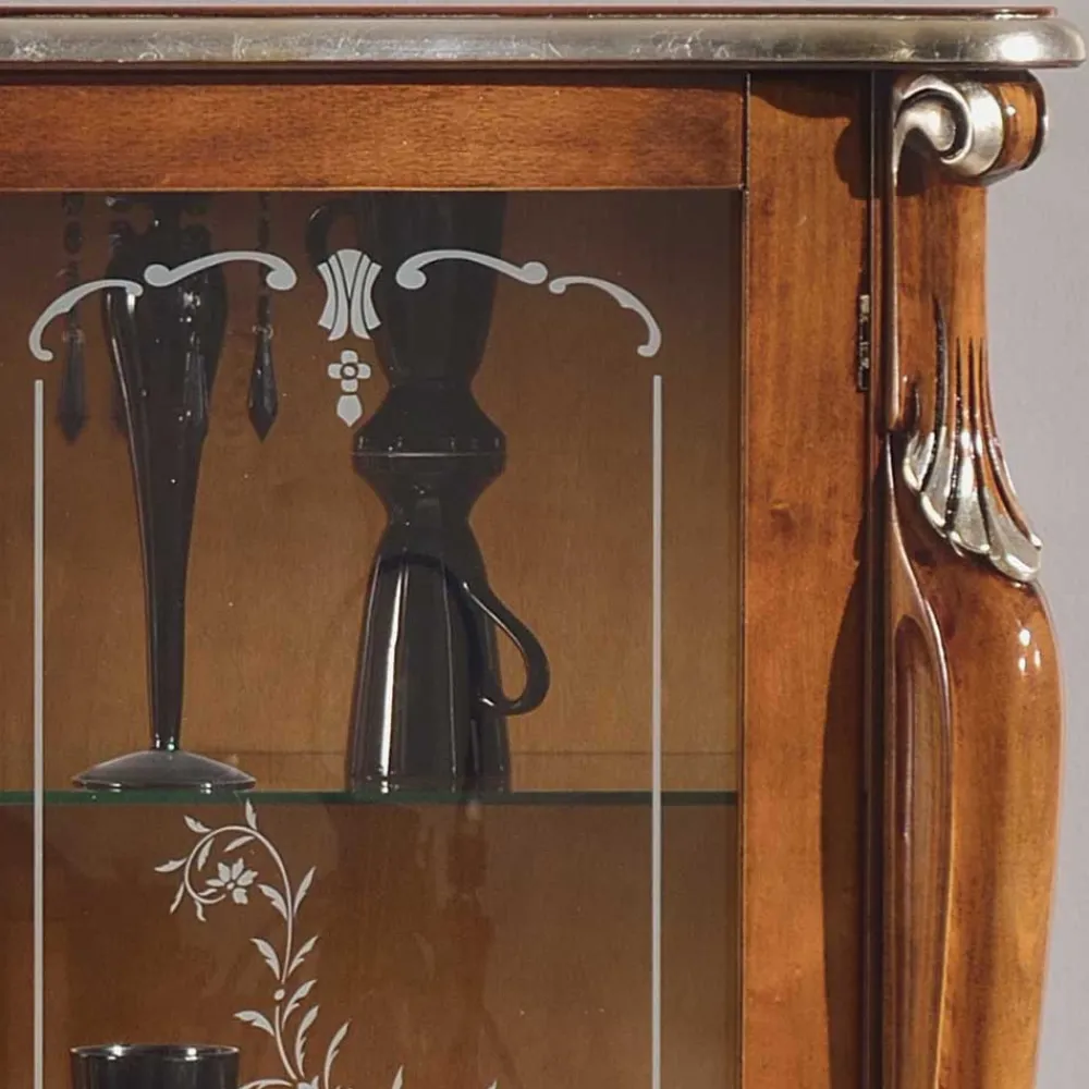 Wohnen Italienische Möbel|Esszimmerschränke*107x120x40 Vitrine im Italienischen Stil - Carlenna