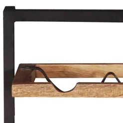 Wohnen 65x35x25 Wand Weinregal für acht Flaschen - Evradon