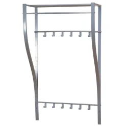 Wohnen 66x111x30 Wandgarderobe aus Stahl - Anzitano