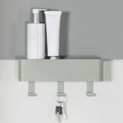 Wohnen Bürogarderoben*27x12x8 Wandgarderobe in Graugrün - Ruamantico