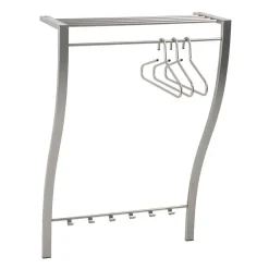 Wohnen Garderoben|Garderoben*75x113x29 Wandgarderobe in Nickelfarben - Jan