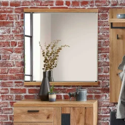 Wohnen 85x88x2 Wandspiegel mit Facettenschliff - Elprisca