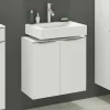 Wohnen 60x55x35 Waschbeckenschrank für Stand- & Wandmontage - Livendas