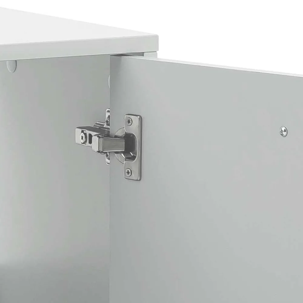 Wohnen 57x61x30 Waschbeckenschrank in Weiß & Gold - Nuszaleva