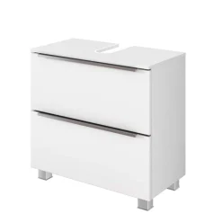 Wohnen 60x55x35 Waschbeckenschrank mit Klappe & Schublade - Livendas I