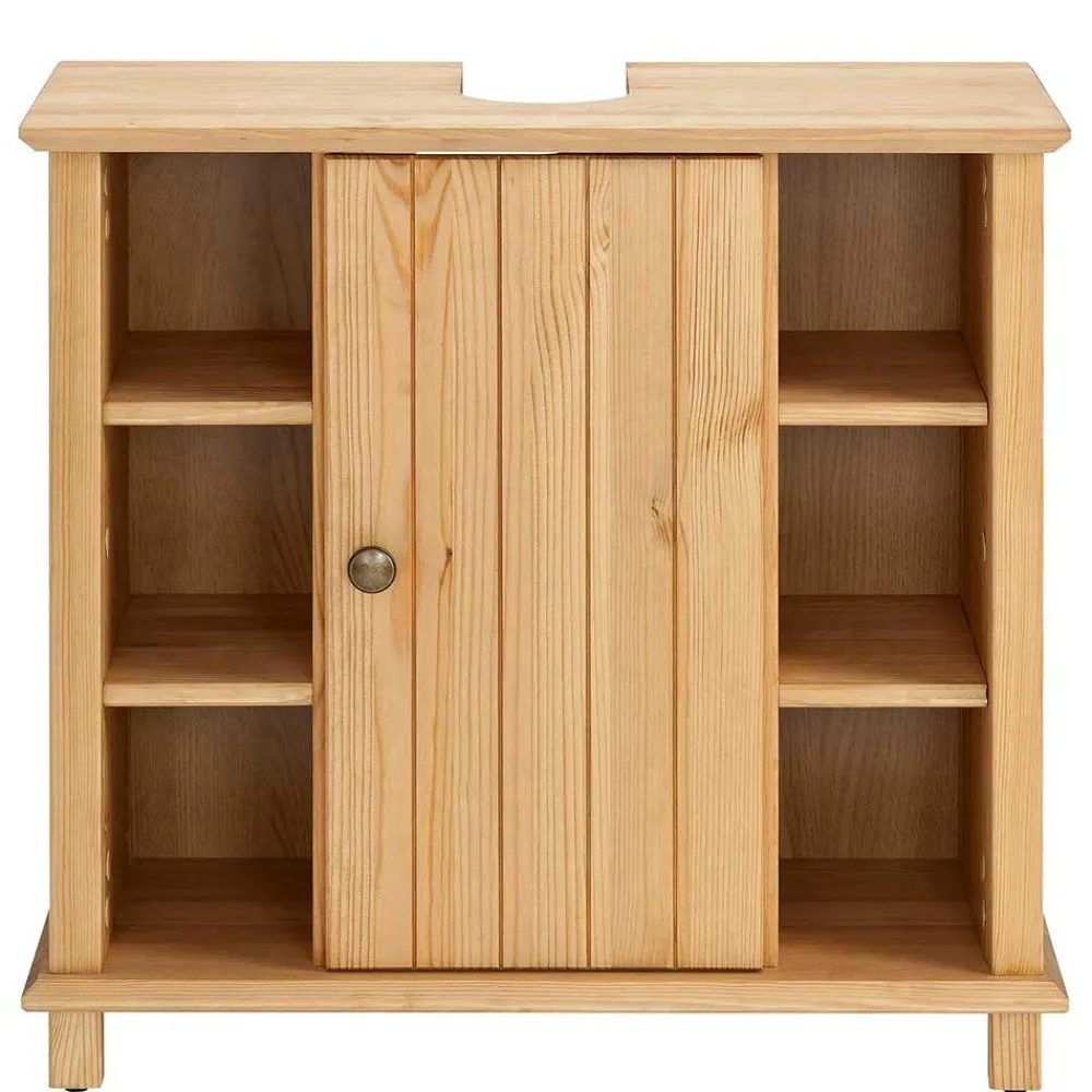 Wohnen Waschtisch|Waschbeckenunterschränke*60x65x30 Waschbeckenunterschrank aus Massivholz - Akzinad