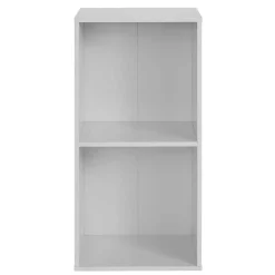 Wohnen 43x85x35 Weißes Regal mit Rückwand - Apyva