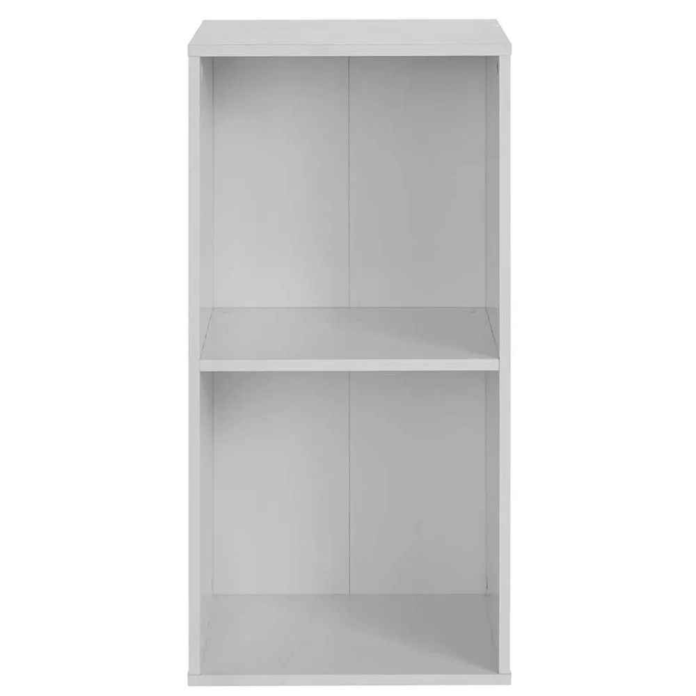 Wohnen 43x85x35 Weißes Regal mit Rückwand - Apyva