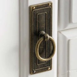 Wohnen 180x84x40 Weißes Sideboard - Landhaus modern - Akbelev