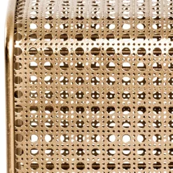 Wohnen Esszimmerschränke*30x46x24 Weinregal aus Stahl in Gold - Loukan