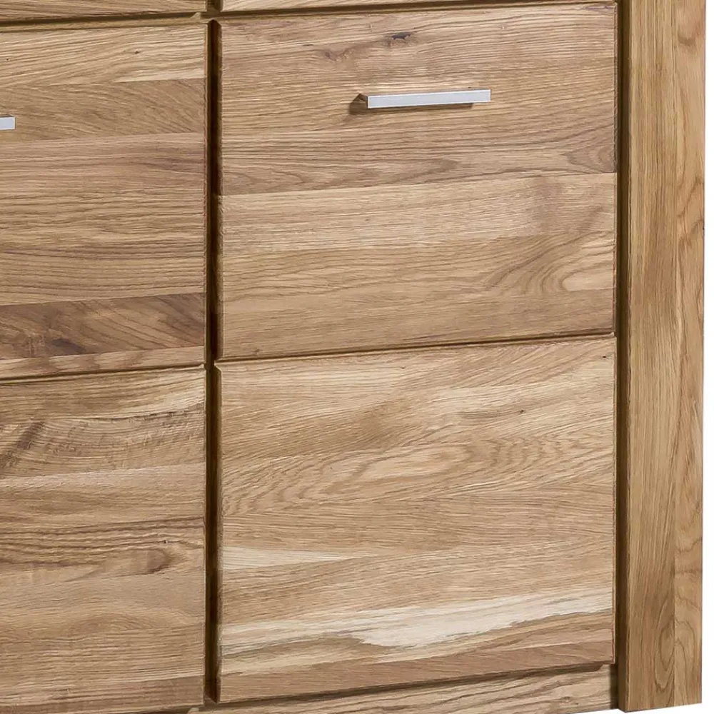 Wohnen 108x140x40 Wildeiche Highboard 4-türig - Maila