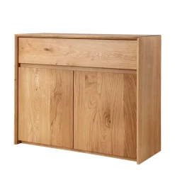 Wohnen 105x85x45 Wildeiche Kommode mit Schublade - Zandras