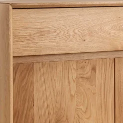 Wohnen 105x85x45 Wildeiche Kommode mit Schublade - Zandras