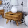 Wohnen Nachttische*47x33x30 Wildeiche Nachtkommode geölt - Eavy