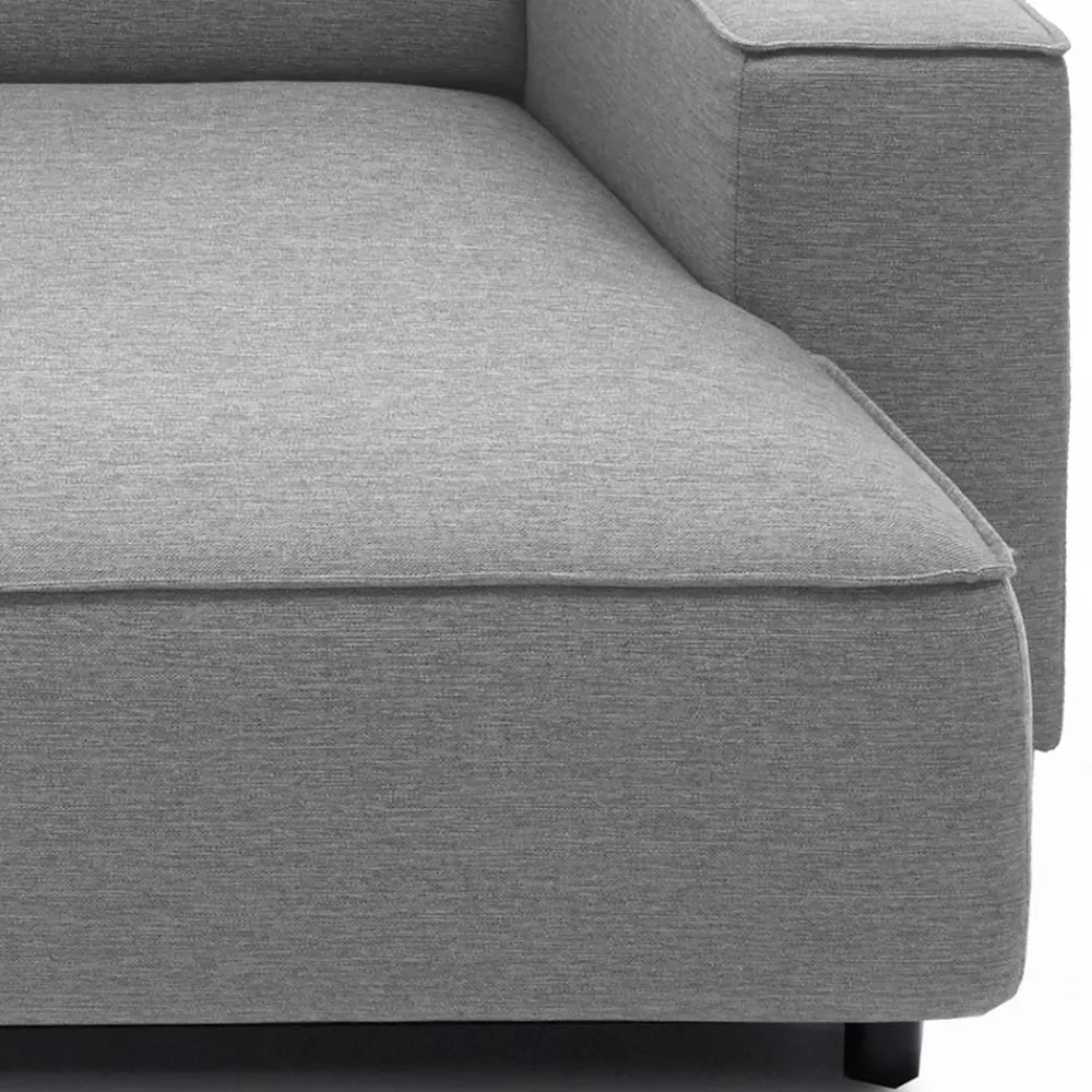 Wohnen 324x70x195 Wohnlandschaft in Hellgrau - Brianco