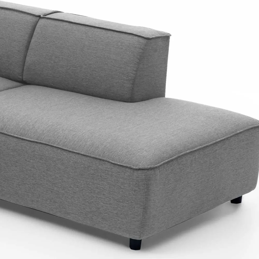 Wohnen 324x70x195 Wohnlandschaft in Hellgrau - Brianco