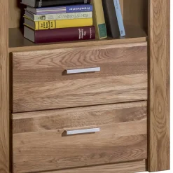 Wohnen 68x140x40 Wohnraum Regal aus Wildeiche - Maila