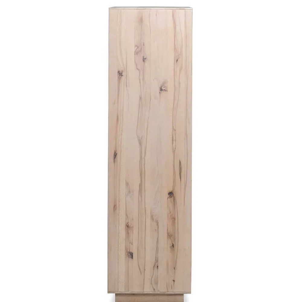 Wohnen Sideboards & Kommoden|Wohnzimmerschränke*90x120x45 Wohnzimmer Highboard in Grau & Buche - Ajevos