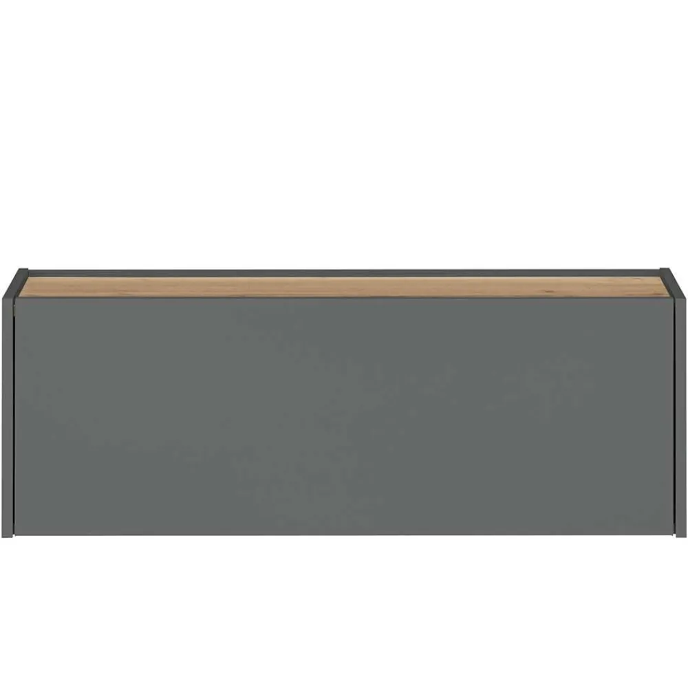 Wohnen Büroschränke*100x35x30 Wohnzimmer Hängeschrank mit Klappe - Ahilav