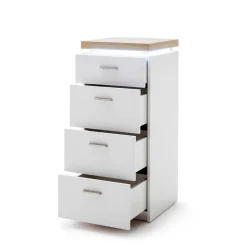 Wohnen 42x98x44 Wohnzimmer Hochkommode mit LED - Nusenia